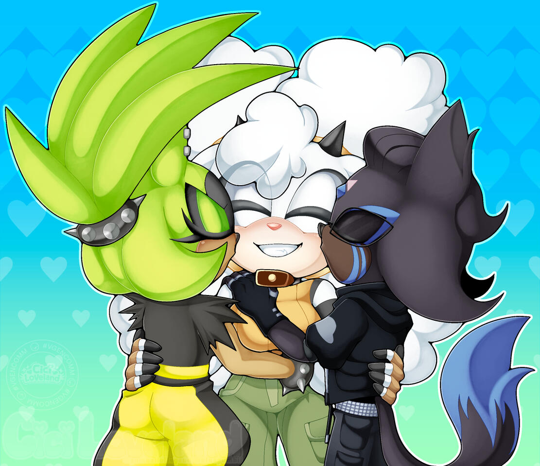 Surge x Lanolin x Hidori Ship Art Comm for @ZeraphimK