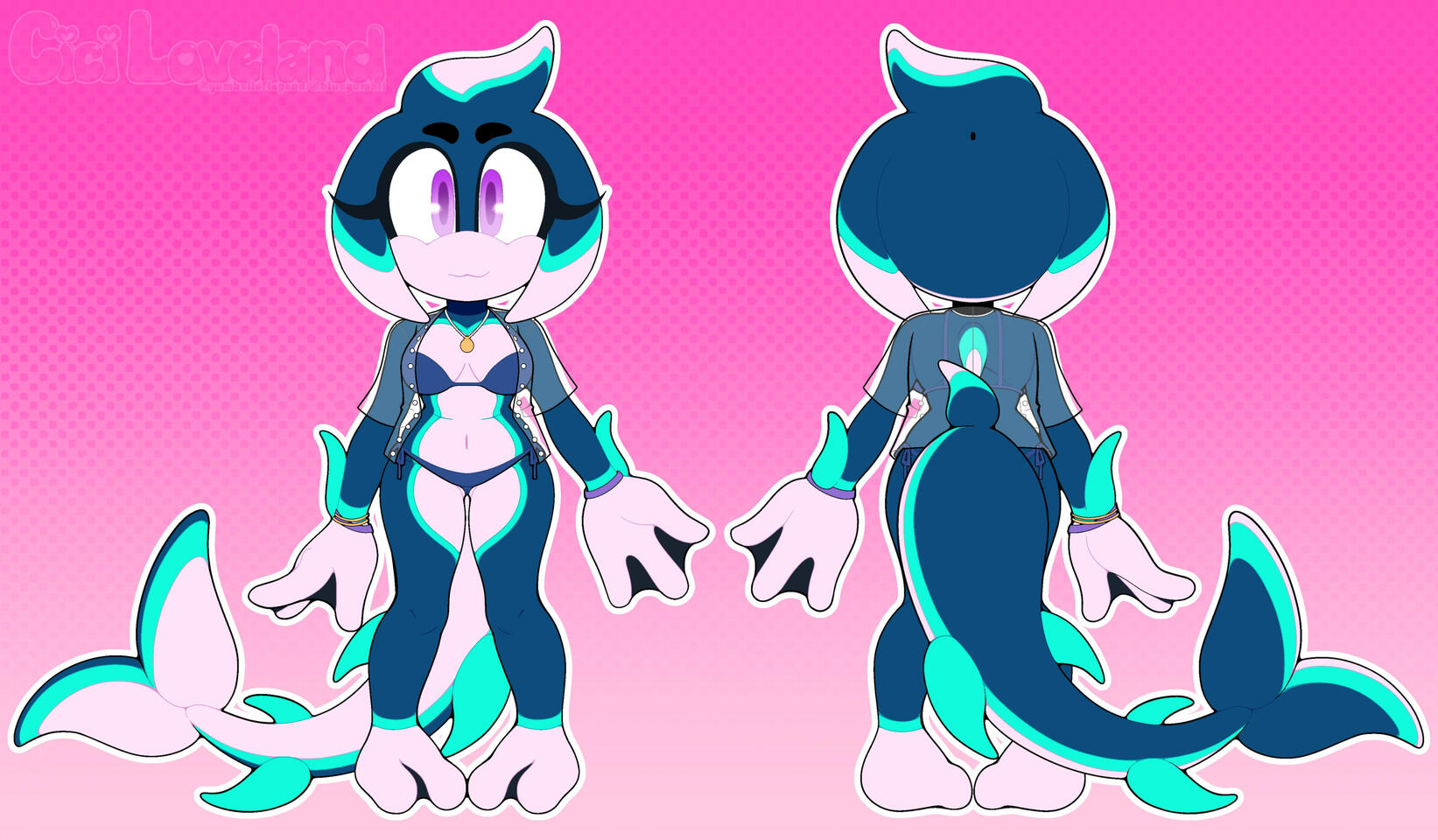 Character Reference Sheet for @FrackDeals 1/2