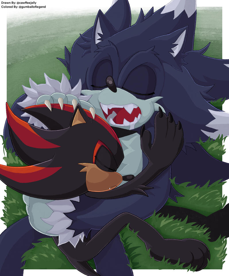 (2025) Werehog Sonadow Collaboration with @cawffeejelly on Twitter.