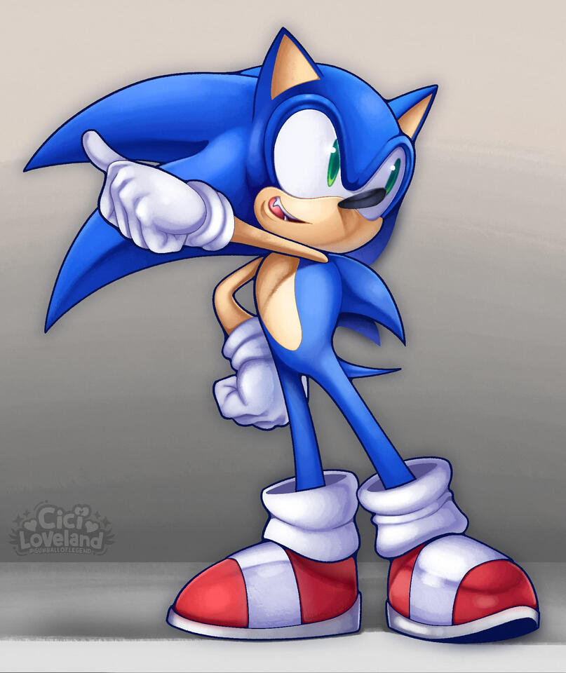 Painted Sonic Render