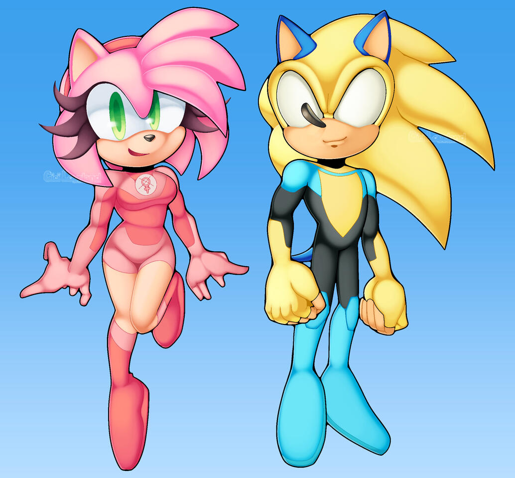Sonic x Invincible Crossover Design